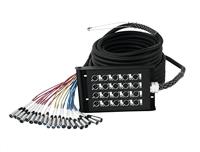 Omnitronic XLR/XLR Multicore kabel 30 m Aantal ingangen:16 x Aantal uitgangen:4 x - thumbnail