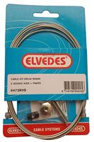 Elvedes 6473 rvs binnenkabel trommelrem ton/peer met stelbout op kaart - thumbnail
