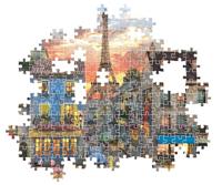 Clementoni puzzel straten van Parijs - 1000 stukjes - thumbnail