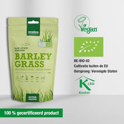 Purasana Barley Grass Gerstegrassap Poeder