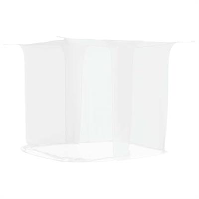 VidaXL Hangende klamboe 156 gaas 220x150x180 cm wit - thumbnail
