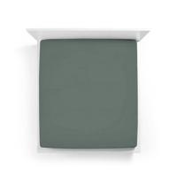 Bella Donna Bella Donna Hoeslaken Jersey Lits-Jumeaux vintage groen - 0634 180/200-200/220 - thumbnail
