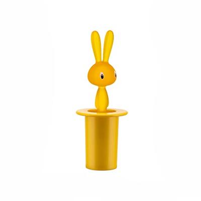 Alessi Magic Bunny Tandenstokerhouder kunststof geel Alessi Magic Bunny Tandenstokerhouder kunststof geel
