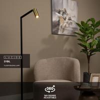 Lucide SYBIL - Leeslamp - 1xGU10 - Zwart - thumbnail