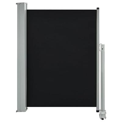 VidaXL Tuinscherm uittrekbaar 100x300 cm zwart