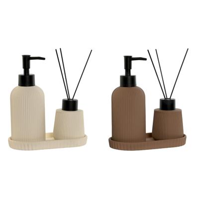 Badset Home ESPRIT Crème Terra cotta ABS Dolomite 17 x 9 x 2 cm 3 Onderdelen (2 Stuks) Badset Home ESPRIT Crème Terra cotta ABS Dolomite 17 x 9 x 2 cm 3 Onderdelen (2 Stuks)