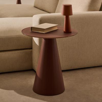 Kave Home Ronde Bijzettafel 'Wilshire' 50cm, kleur Terracotta