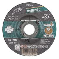 Wolfcraft Doorslijpschijf | Ø115 x 2,5 x 22,23 | 1 stuk - 1621099 - thumbnail