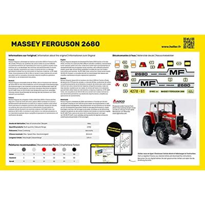 Heller 57402 STARTER KIT Massey Ferguson 2680 Bouwpakket Schaal 1:24