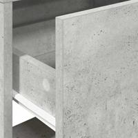 Nachtkastjes 2 st met lade 51x31x47 cm betongrijs - thumbnail