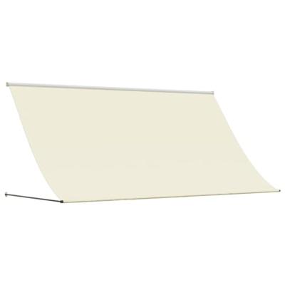 VidaXL Luifel uittrekbaar 300x150 cm stof en staal crèmekleurig - thumbnail