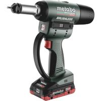 Metabo NMP 18 LTX BL M10 | Accu-Blindklinknagelpistool | 18 V | 2 x 4.0 Ah | Lader ASC 55 | Metabox 145 M - 601788800 - thumbnail