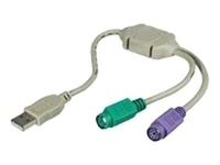 MicroConnect USB A - Converter 2x PS/2 0,3m Ondersteuning W98, WinME, W2000, - thumbnail