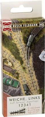 H0f veldbaan rails 12341 Wissel, Links 66.6 mm 1 stuk(s) H0f veldbaan rails 12341 Wissel, Links 66.6 mm 1 stuk(s)