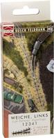 H0f veldbaan rails 12341 Wissel, Links 66.6 mm 1 stuk(s) - thumbnail