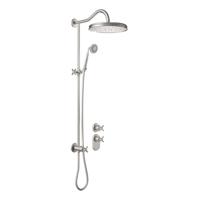 Regendoucheset Tres Clasic Opbouw Incl. Handdouche Inbouw Douchethermostaat RVS Tres - thumbnail