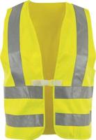 Asatex Veiligheidsvest | maat universele | geel m. reflecterende schouders-strepen | EN 20471 kl. 2 | 1 stuk - WTGP3 - WTGP3 - thumbnail
