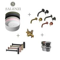 Salenzi Waskomset Hide Circle 40x12 cm - thumbnail