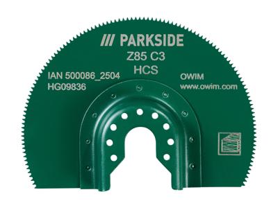 PARKSIDE Multitool accessoires (HCS segmentzaagblad Z85) PARKSIDE Multitool accessoires (HCS segmentzaagblad Z85)