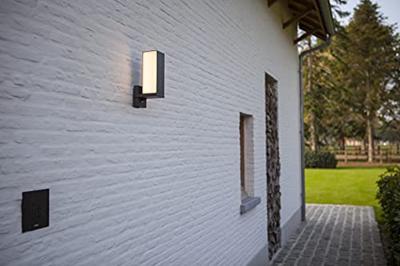 Lutec WandlampCuba antraciet met sensor - 5193811118