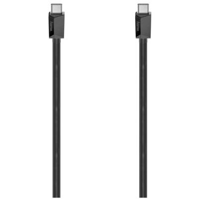 Hama USB-C-kabel Full-Featured, E-Marker, USB 3.2 Gen1, 5 Gbit/s, 1,50 m Kabel Zwart
