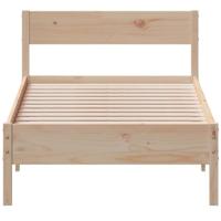 Bedframe zonder matras massief grenenhout 75x190 cm - thumbnail