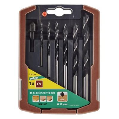 Wolfcraft Houtspiraalboorset | Ø3-10mm | 7-delig | 1 set - 7107000 Wolfcraft Houtspiraalboorset | Ø3-10mm | 7-delig | 1 set - 7107000