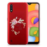 Samsung Galaxy A01 Telefoonhoesje met Naam Boho Text - thumbnail