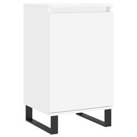 Dressoirs 2 st 40x35x70 cm bewerkt hout wit - thumbnail