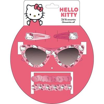 Kinderzonnebril Hello Kitty Kinderen 15 x 17 x 2 cm Haaraccessoires 5 Onderdelen