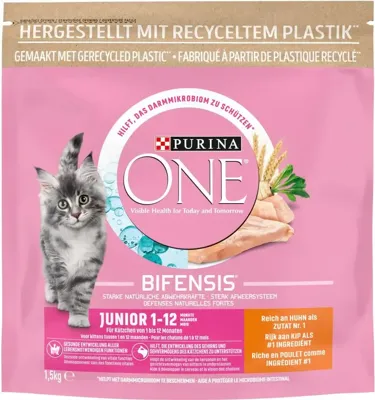 Purina One Junior met kip kattenvoer 1,5 kg Purina One Junior met kip kattenvoer 1,5 kg
