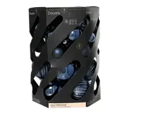 Decoris kerstbalmix plastic d20cm 40st blauw - thumbnail