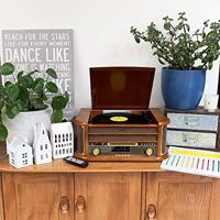 Denver MRD-51 USB-platenspeler Belt drive Hout - thumbnail