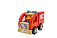 Goki houten brandweerauto - thumbnail