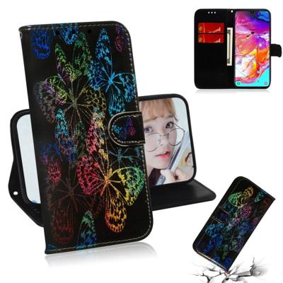 Gekleurde tekening patroon kleurrijke magnetische Buckle horizontale Flip PU lederen draagtas met houder & kaartsleuven & portemonnee & Lanyard voor G Gekleurde tekening patroon kleurrijke magnetische Buckle horizontale Flip PU lederen draagtas met houder & kaartsleuven & portemonnee & Lanyard voor G