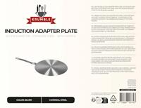 Krumble Adapter Inductie RVS - L - 23,5 CM - thumbnail