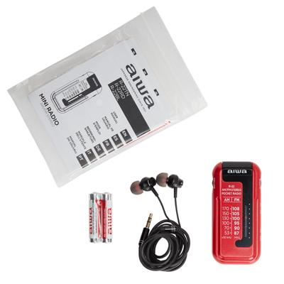 Transitorradio Aiwa R-22RD Rood - thumbnail