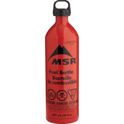 MSR Fuel Bottle Voor Vloeibaar Brandstof Fornuis Rood 887ml MSR Fuel Bottle Voor Vloeibaar Brandstof Fornuis Rood 887ml