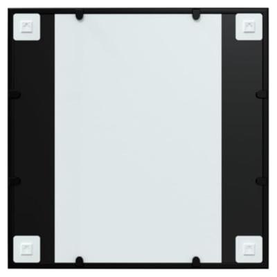 VidaXL Wandspiegel 60x60 cm metaal zwart