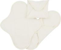 ImseVimse Wasbaar dagmaandverband bio katoen 3 st (Design: Natuurlijk) - thumbnail