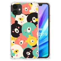 Apple iPhone 11 Stevig | Bumper Hoesje | Bears - thumbnail