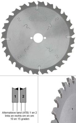 Spero 230mm hout tct zaagblad 24 tands - asgat 30mm - spw-230-24-30 Spero 230mm hout tct zaagblad 24 tands - asgat 30mm - spw-230-24-30