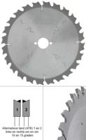 Spero 230mm hout tct zaagblad 24 tands - asgat 30mm - spw-230-24-30 - thumbnail