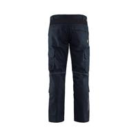 Blåkläder Industrie werkbroek stretch met kniezakken 14481832 | Donker marineblauw/Zwart | Maat 52 - 7330509758861 - thumbnail