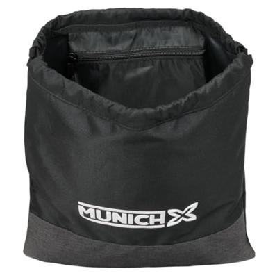 Rugtas met Koordjes Munich Topo Zwart 35 x 40 x 1 cm