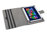 PORT MUSKOKA - Beschermende bedekking voor tablet - polyurethaan leer - zwart - thumbnail