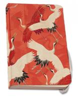Notitieboek A5, zachte kaft: Woman haori with Red and White Cranes, Collection Rijksmuseum Amsterdam - thumbnail