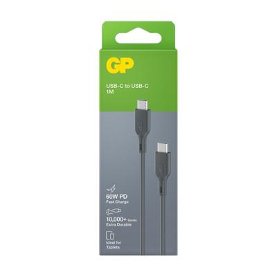 GP USB-laadkabel USB 2.0 USB-C stekker, USB-C stekker 1.00 m Grijs GPCBCC1PGYUSB252