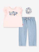 Set top + short + scrunchie Ruffle LEVI'S® rozen - thumbnail