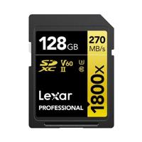 Lexar Professional SDXC 128GB BL 1800X UHS-II V60 Gold - thumbnail